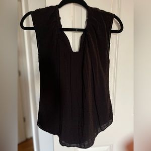 Lauren Conrad Black B-Neck Sleeveless Top - Medium